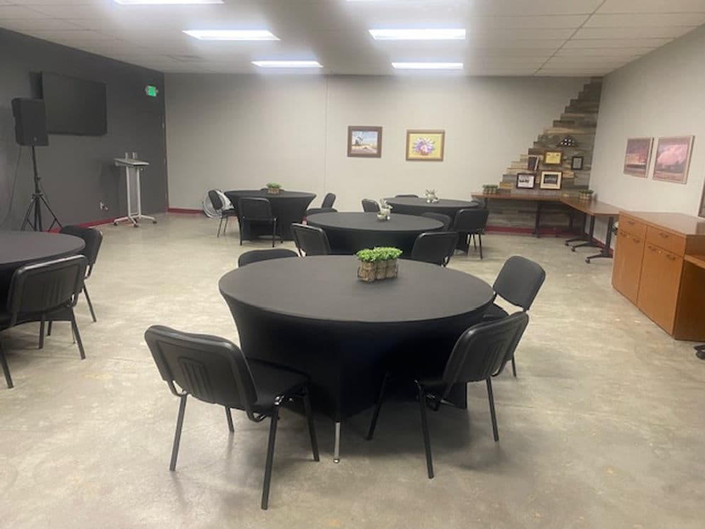 Event space lounge area